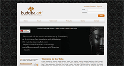 Desktop Screenshot of buddhaart.in