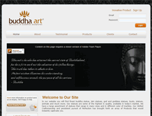 Tablet Screenshot of buddhaart.in